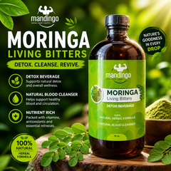 Moringa Living Bitters – Herbal Detox Beverage - 16oz