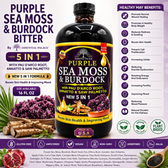 Purple Sea Moss & Burdock Bitter - 16oz