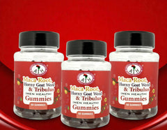 Maca Root,
Horny Goat Weed
& Tribulus Gummies