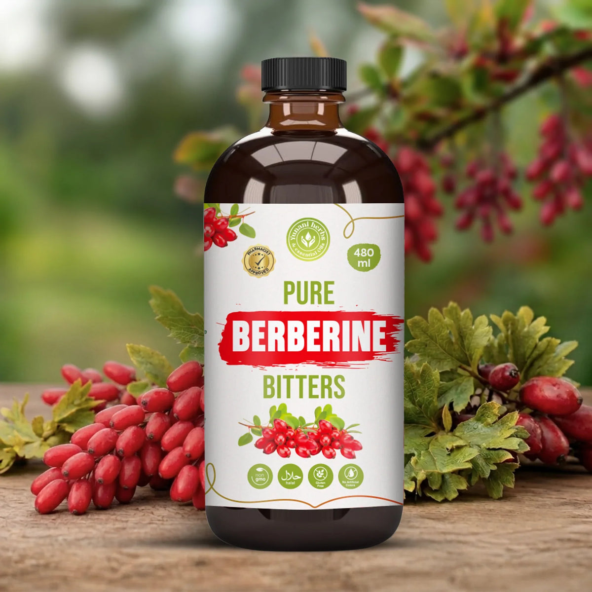 Pure Berberine Bitters 480 mls