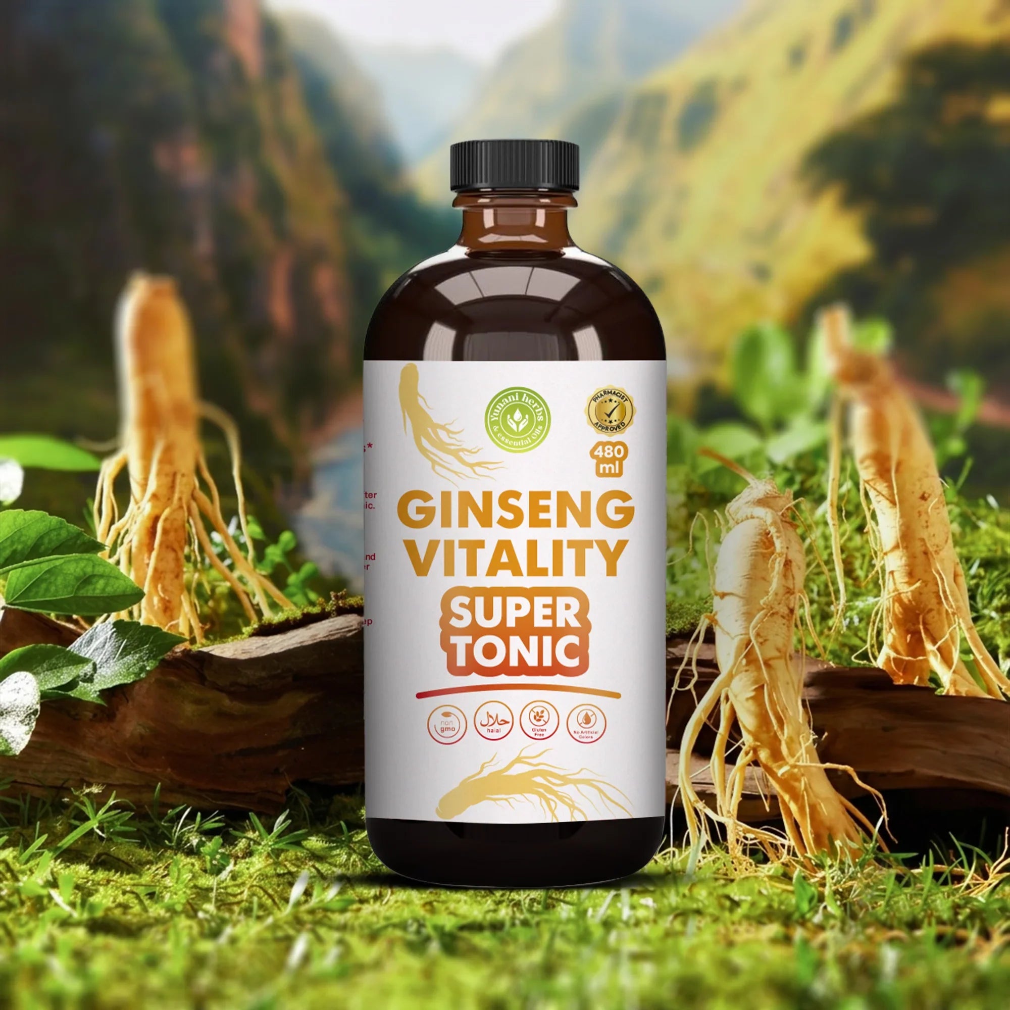 Ginseng Vitality Super Tonic 480 mls