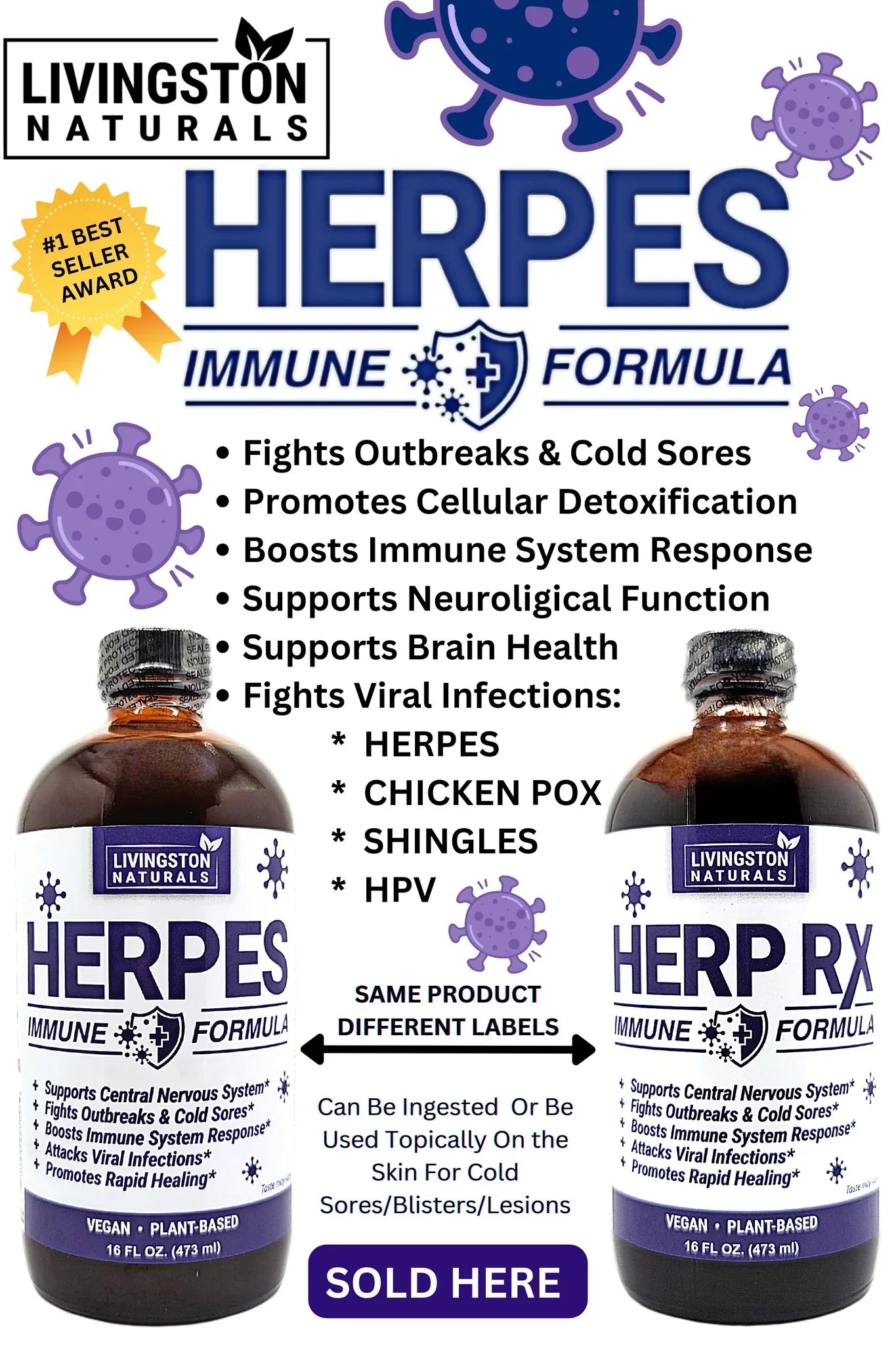 HERPES / HERP-RX IMUNE FORMULA