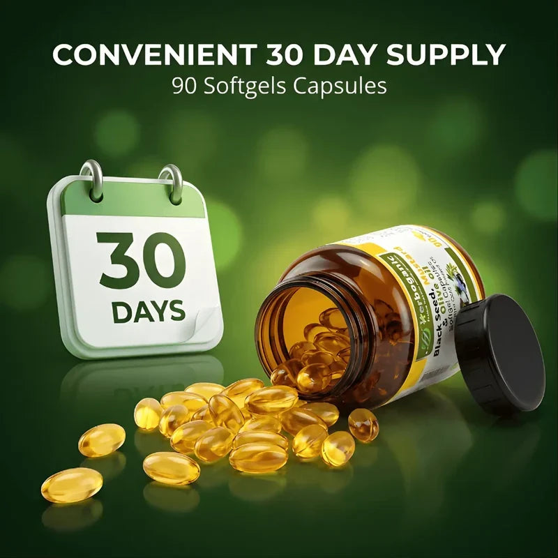 Black Seed, Mustard & Olive Softgel Capsules
