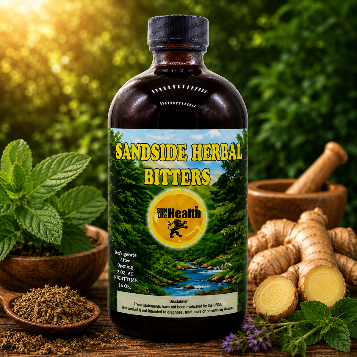 Sandside Herbal Bitters - 32oz