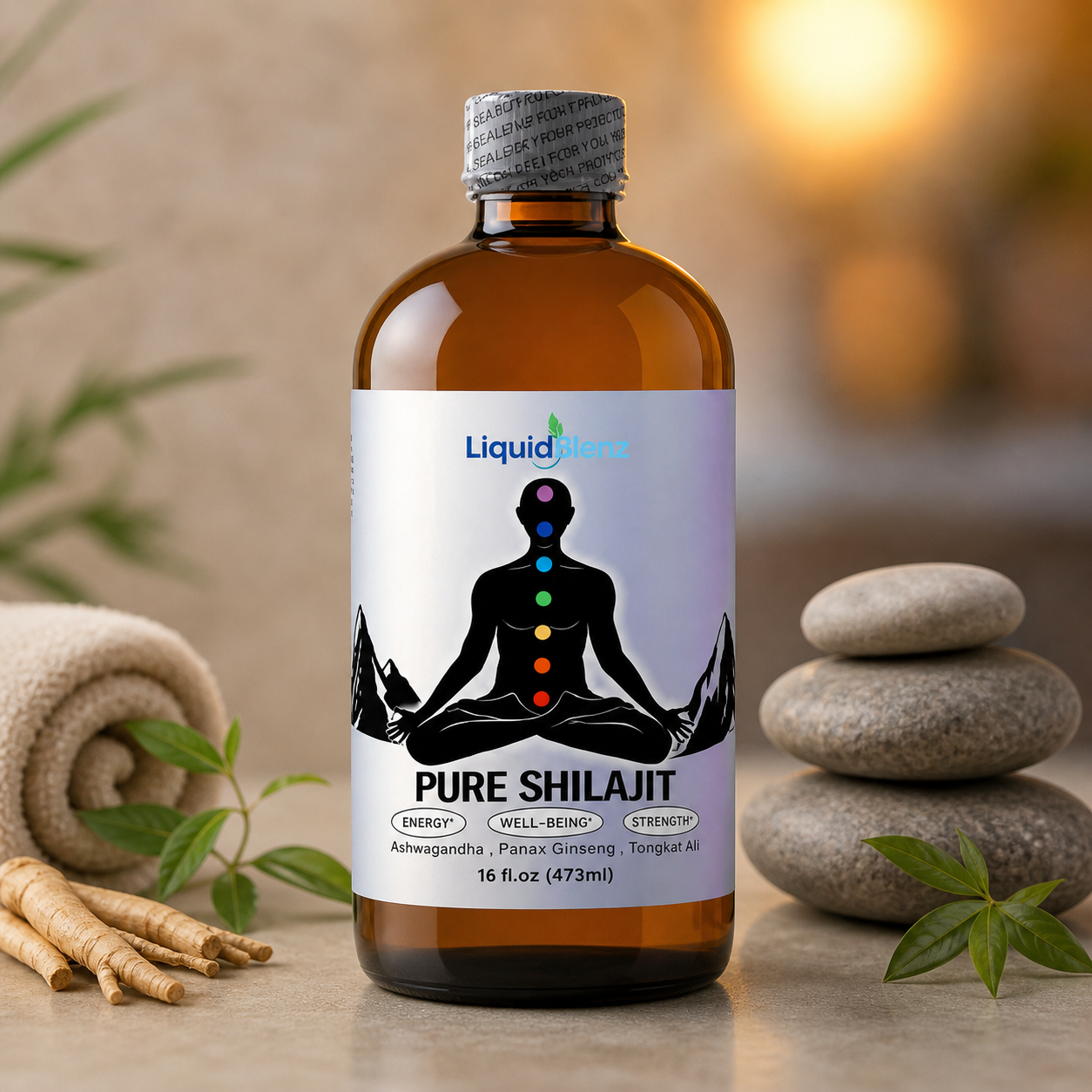 Pure Shilajit Tonic - Energy & Vitality Support - 16oz