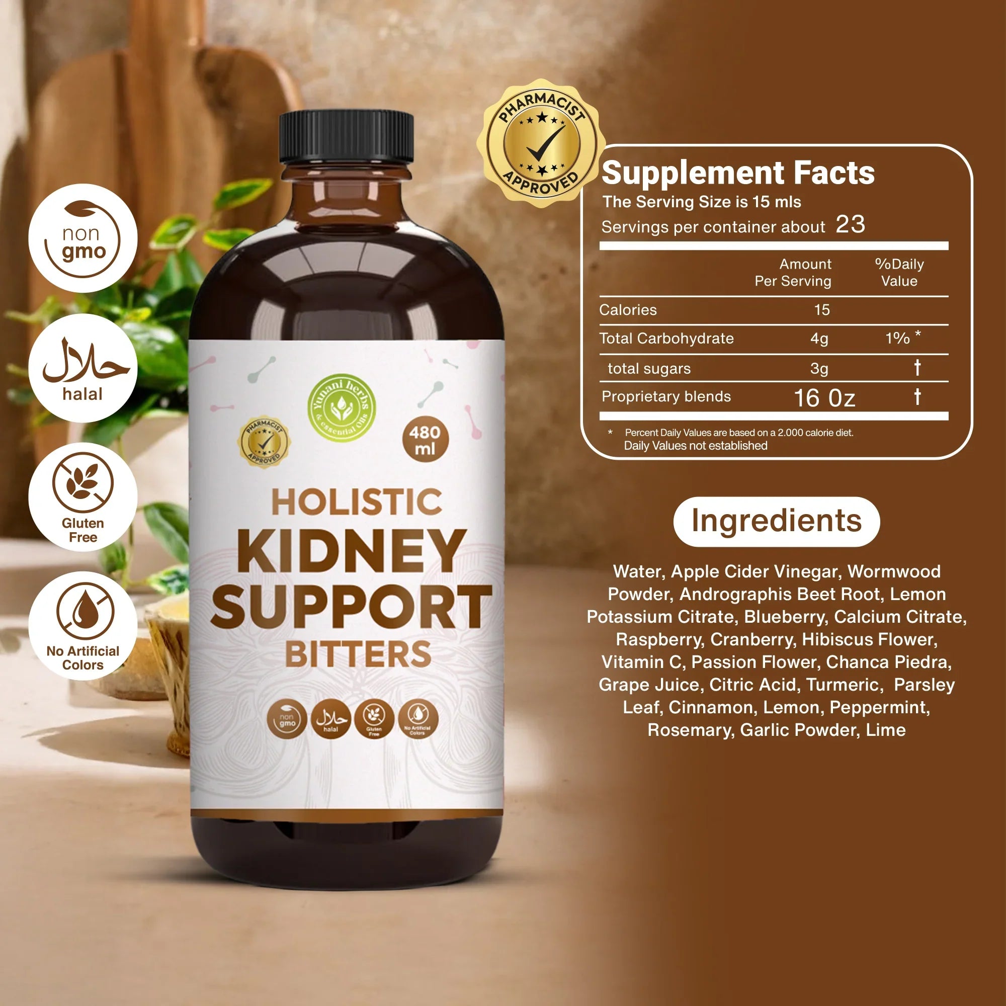 Holistic Kidney support Bitters