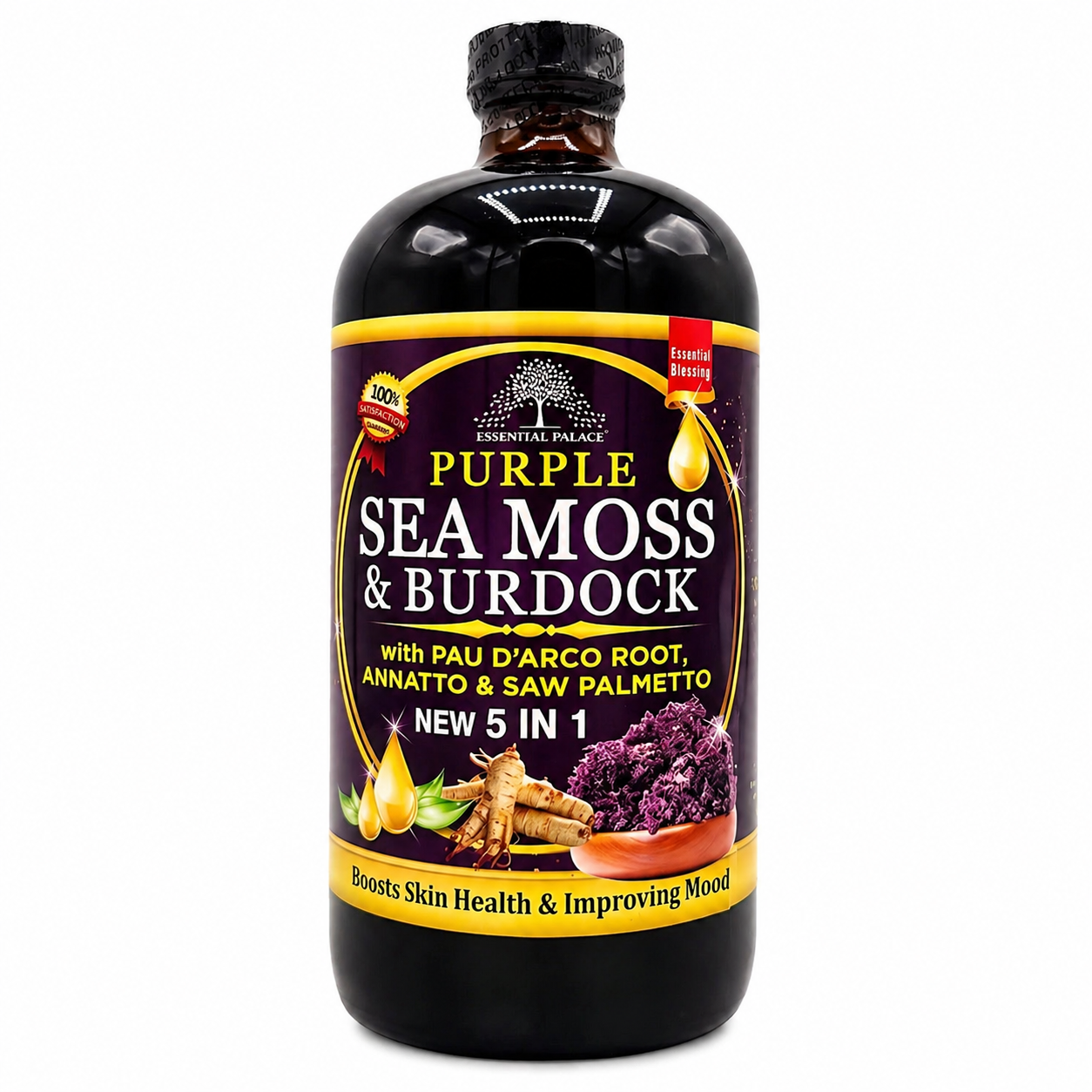 Purple Sea Moss & Burdock Bitter - 16oz