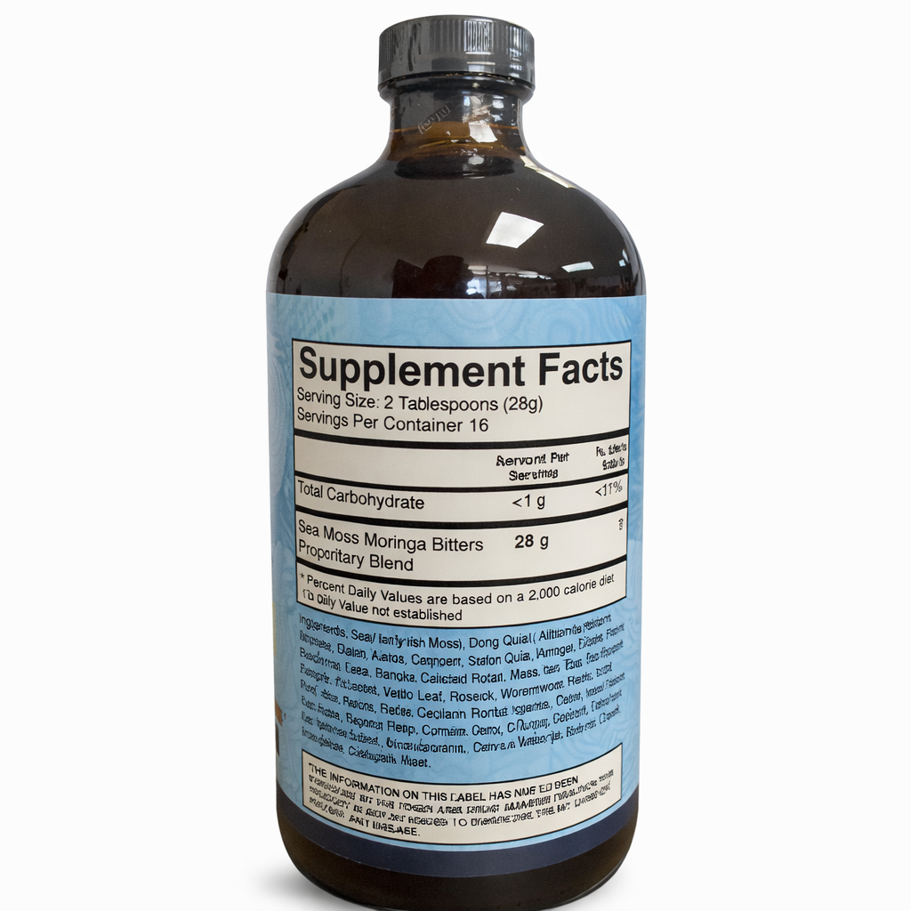Sea Moss with Moringa Living Bitter Detox