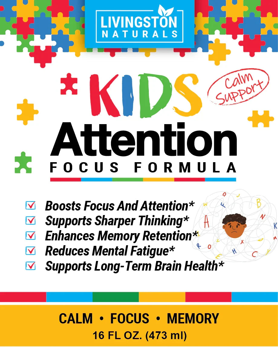 Kids Attention / Focus Formula - 16oz