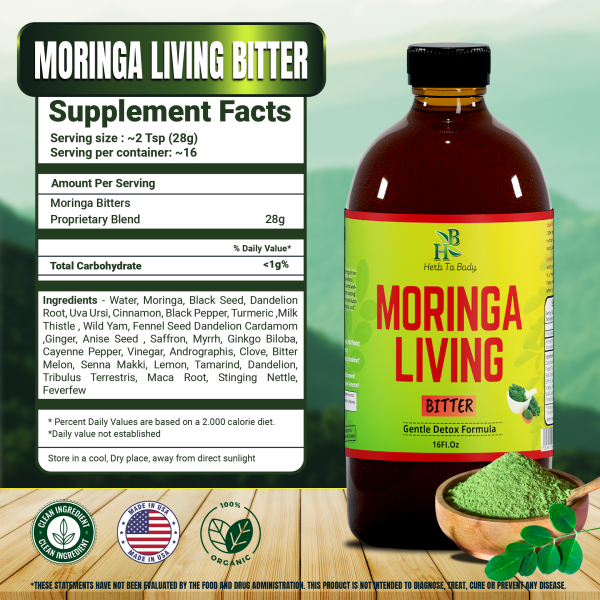 Moringa Living Bitter 16oz