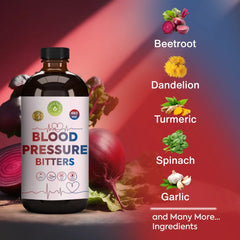 Blood Pressure Bitters – Herbal Wellness Blend  - 16oz