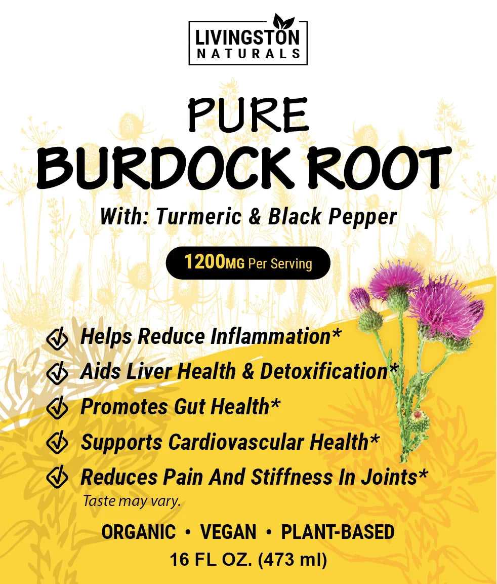PURE BURDOCK ROOT - 16oz