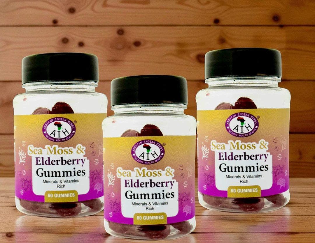 Sea Moss & 
Elderberry Gummies