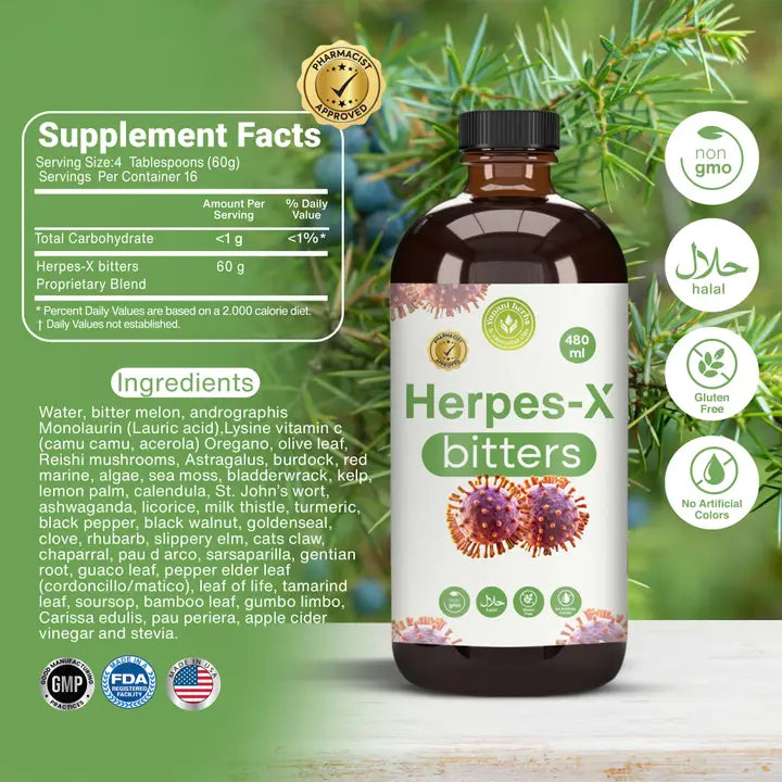 Herpes-X Bitters 480 ml