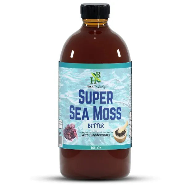 Super Sea Moss Bitter – Herbal Tonic – 16oz Bottle